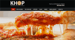 Desktop Screenshot of kinsleyhouseofpizza.com